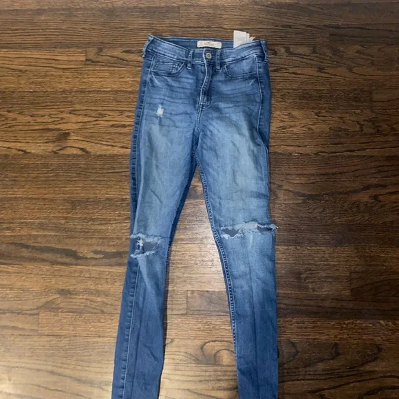lot of hollister and american eagle jeans size 0 and 1 - Picture 3 of 14